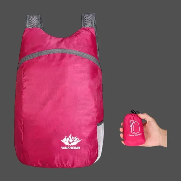 210D Muti-colored Foldable Backpack