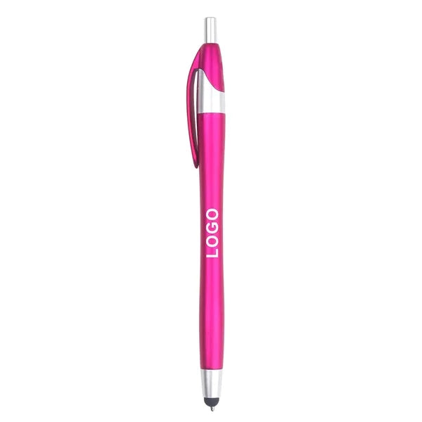 Stylus Ballpoint Pen Dual Tip Touchscreen Writing Tool