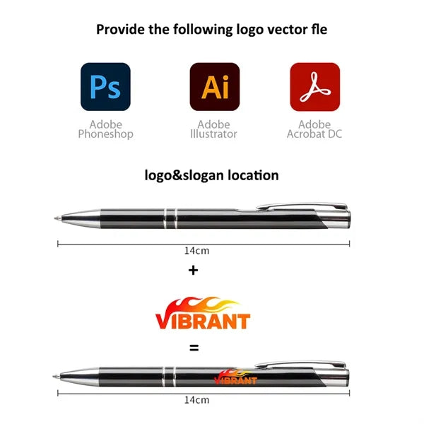 Professional Ballpoint Pen Metal Finish