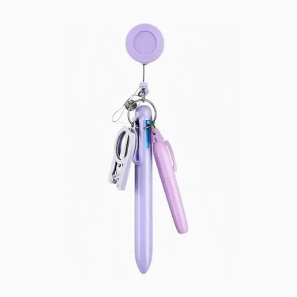 4 in 1 Nurse Pen Retractable Badge Clip Set