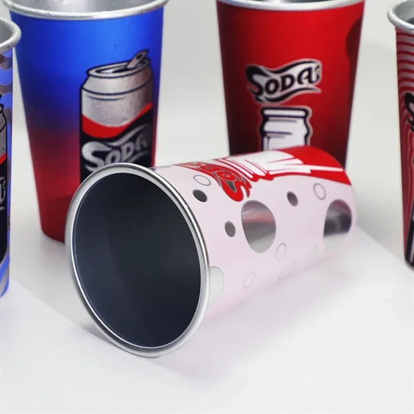 15oz Cold-Activated Color Changing Aluminum Cup Beer Glass