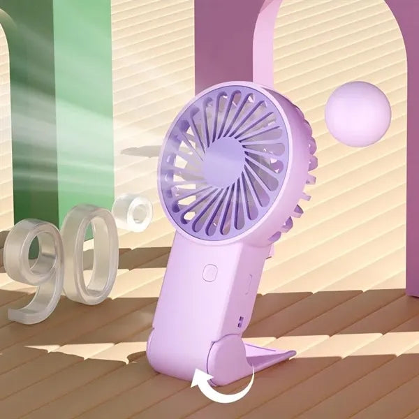 Foldable handheld mini fan