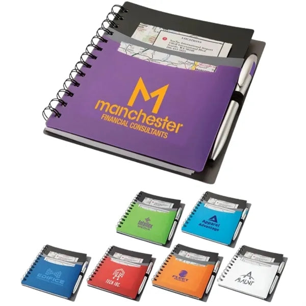 5x7 Three Pocket Notebooks for Conference Meeting