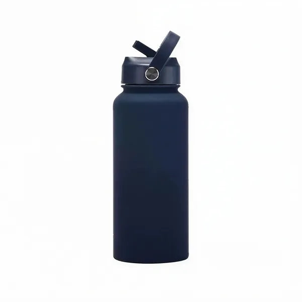 32oz Insulated Stainless Steel Water Bottle W/Straw