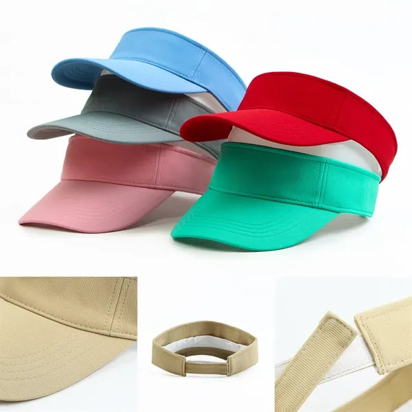 Solid Color Polyester Sun Visor