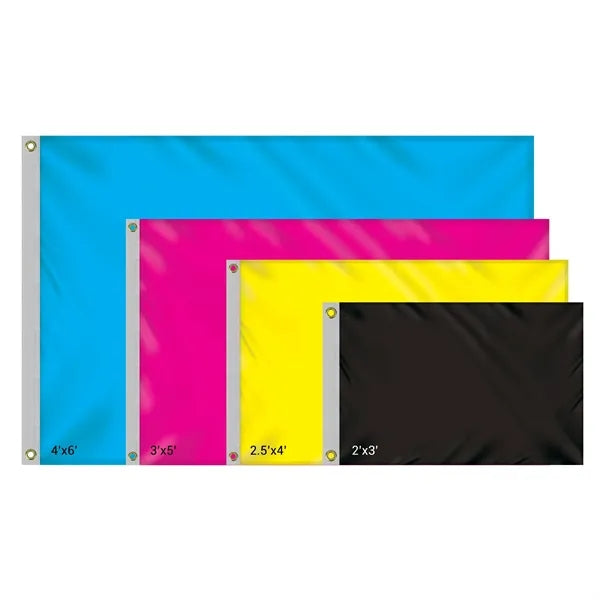 4' x 6' Polyester Single Reverse Flag