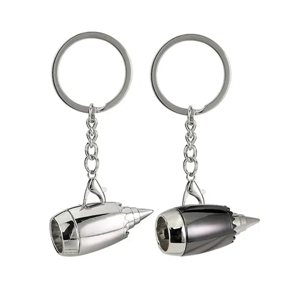 Creative Plane Keychain Airplane Keyring Aircraft Engine Key