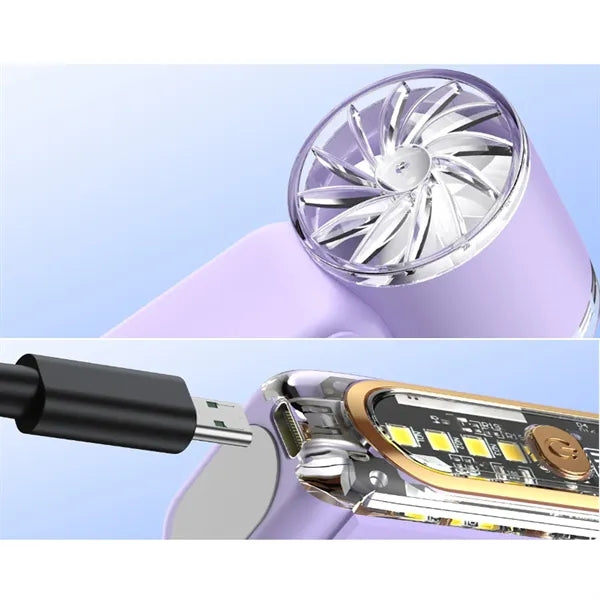 Portable Turbo Fan with Lights