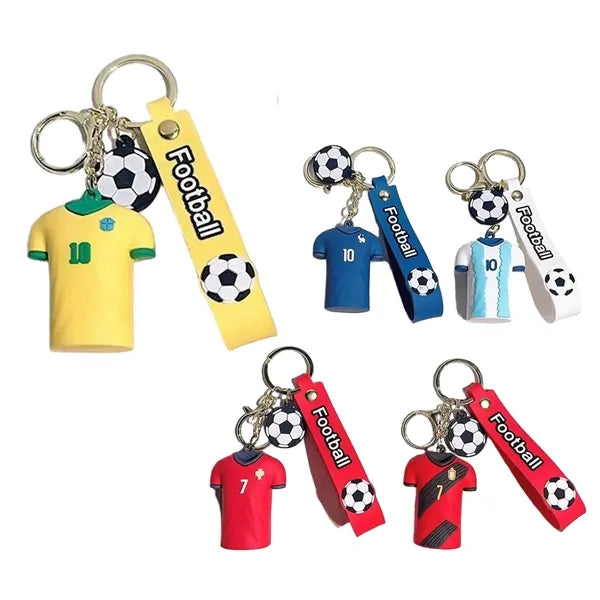 Football Jersey Keychain Car Doll Bag Pendant Small
