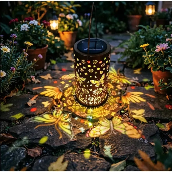 Solar Butterfly Garden Colorful Lights (6 Pieces)