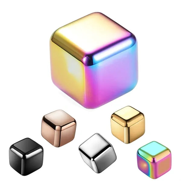 Metal Ice Cubes 1"