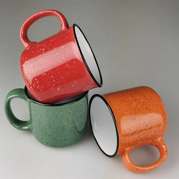 14oz Speckled Ceramic Campfire Mug