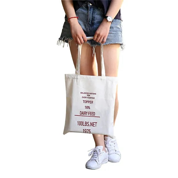 Blank Cotton Portable Canvas Bag