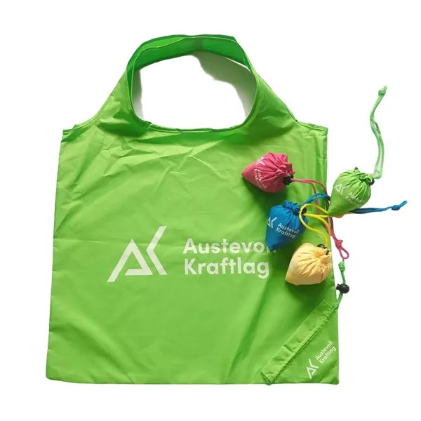 Foldable Polyester Tote Bag with Custom Logo