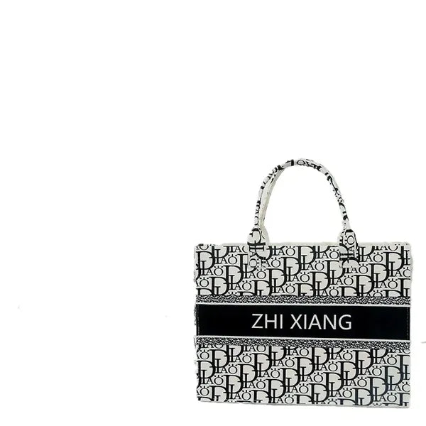 Durable Canvas Tote Bag with Embossed Logo Design