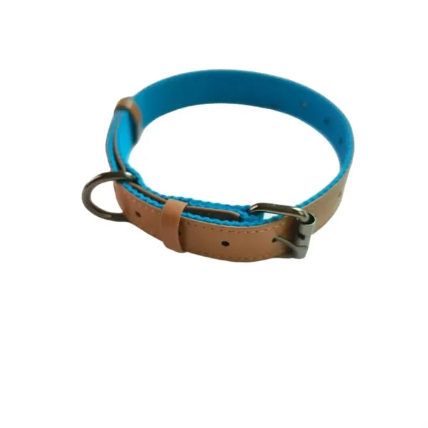 Leather Pet Collar with Logo