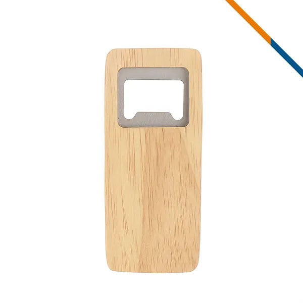 BarkPop Rectangular Wood Bottle Opener