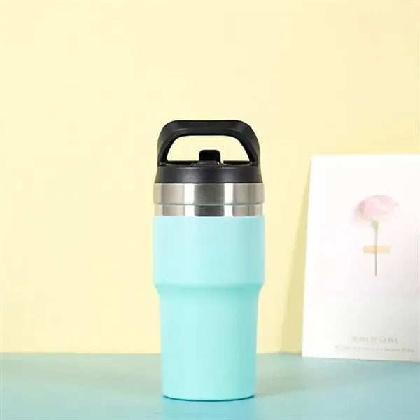 Large Stainless Steel Insulated Bottle with Straw