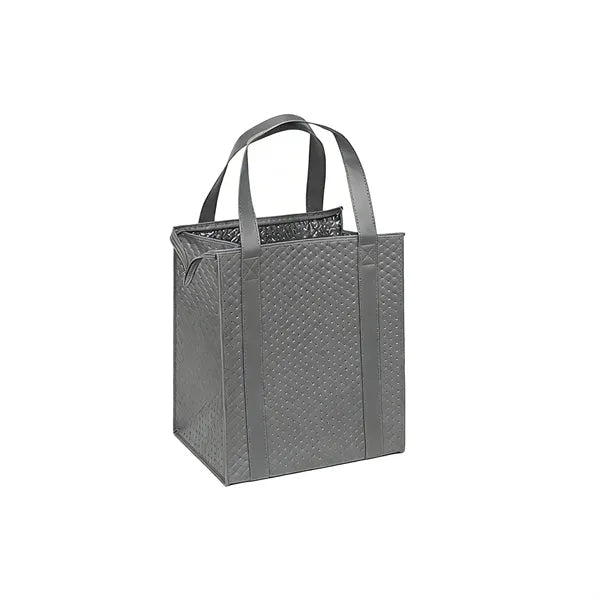 Nonwoven Insulated Cooler Tote Bag w/Zipper Liner