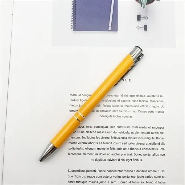 1.0 mm Metal Ballpoint Pens Black Ink