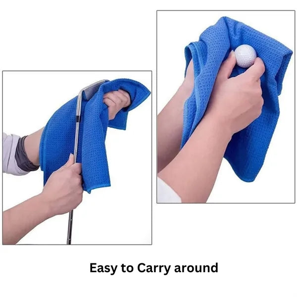 16 x 16 inch Microfiber Golf Cleaning Towel Soft Absorbent