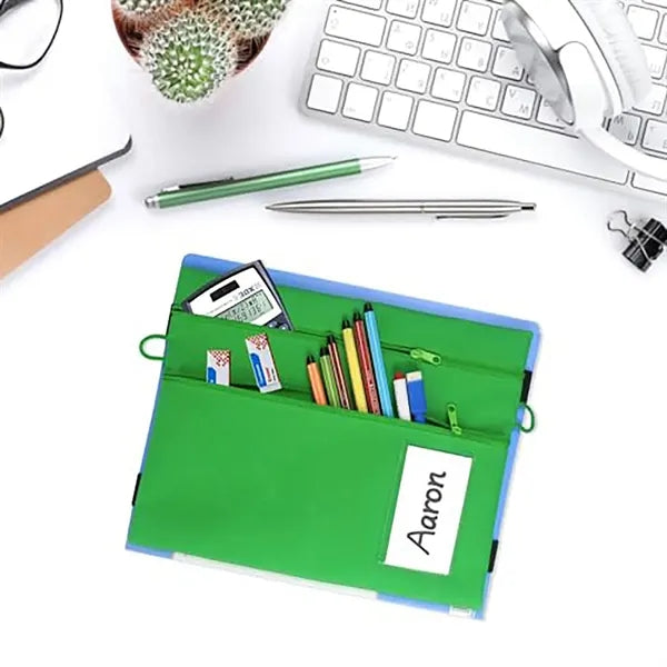 Colored Elastic Multifunctional Stationery Bag