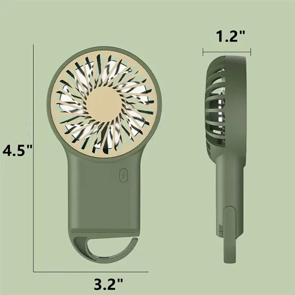 Portable Handheld Rechargeable Fan