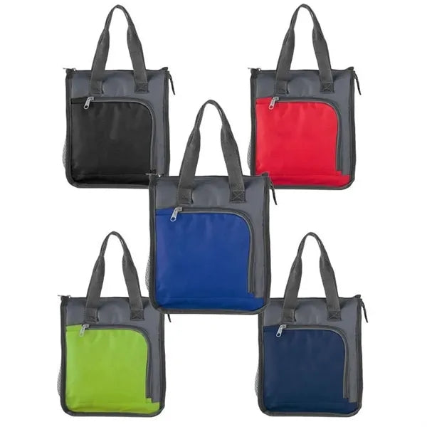 Oxford Cloth Insulated Lunch Tote Bag