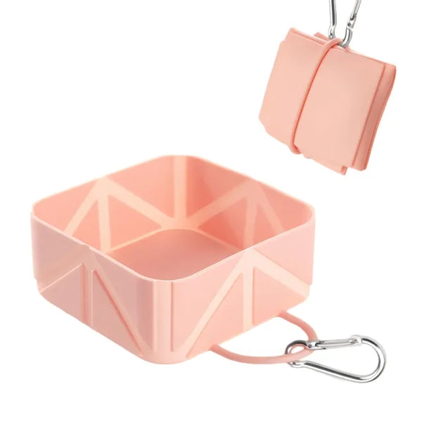 Travel Collapsible Cat Dog Water Food Bowl