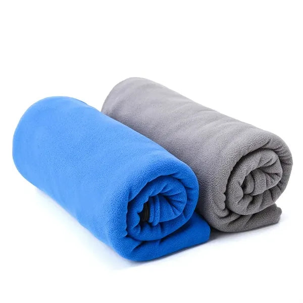 Drawstring Envelope fleece sleeping bag blanket liner