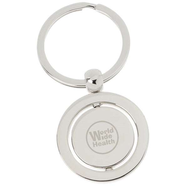 Revolving Globe Key Ring