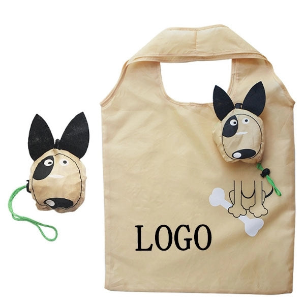 Dog Shaped Foldable Shopping Tote Bag
