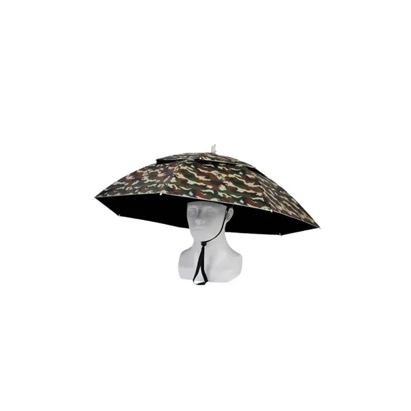 Double-Layer Adjustable Foldable Fishing Umbrella Hat