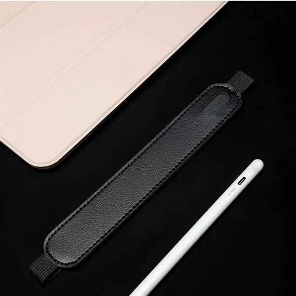 Portable pencil holder stylus pen sleeve with elastic band