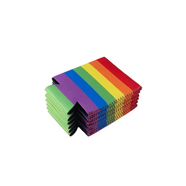 Pro Gay Rights Rainbow Can Coolie Drink Coolers