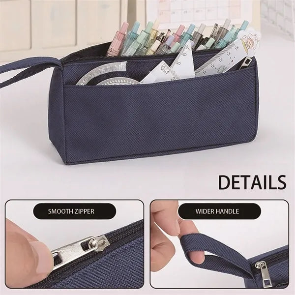 Large-capacity double-layer pen bag