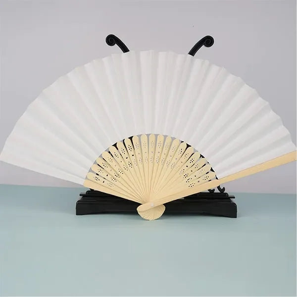 Bamboo Paper Folding Hand Fan
