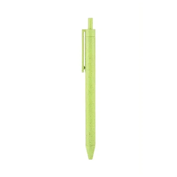 Eco Biodegradable Wheat Straw Retractable Ballpoint Pen