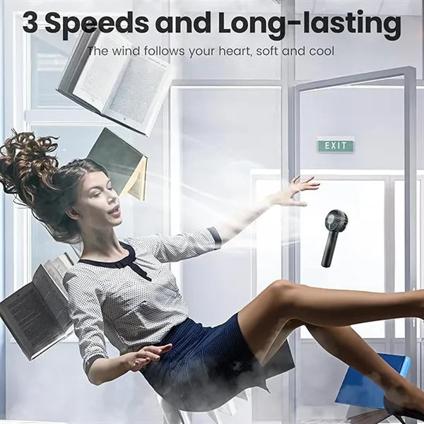 3-speed low-noise handheld mini portable USB fan