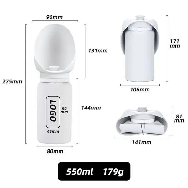 Silicone Dog Water Bottle