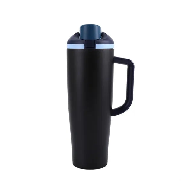 40 oz Stainless Steel Insulated Tumbler Mug with Pop-up Lid