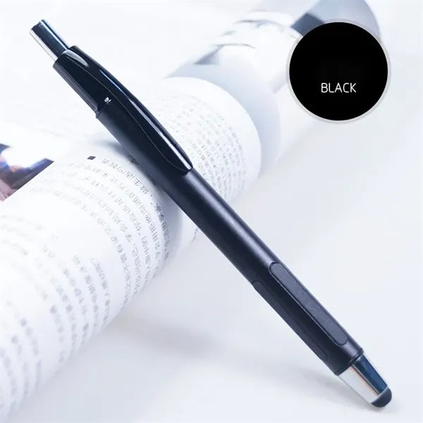 Metal Click Stylus Ballpoint Pen
