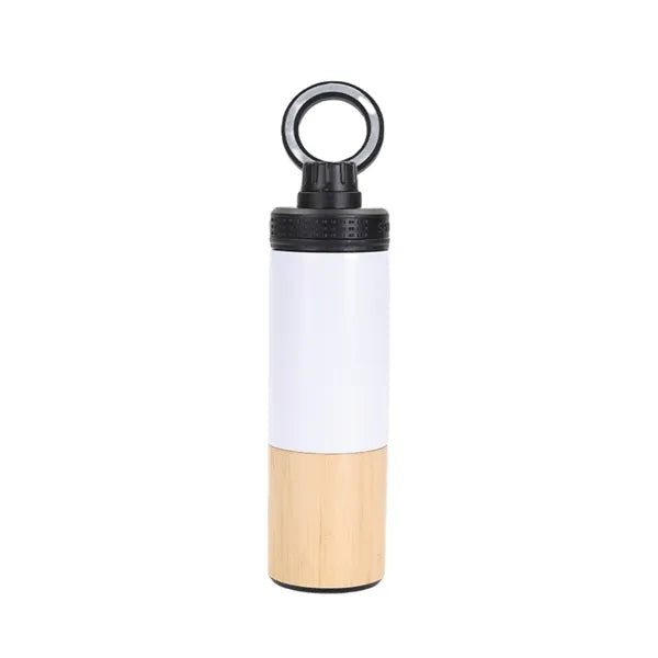Bamboo Stainless Steel Insulated Travel Mug Magnetic