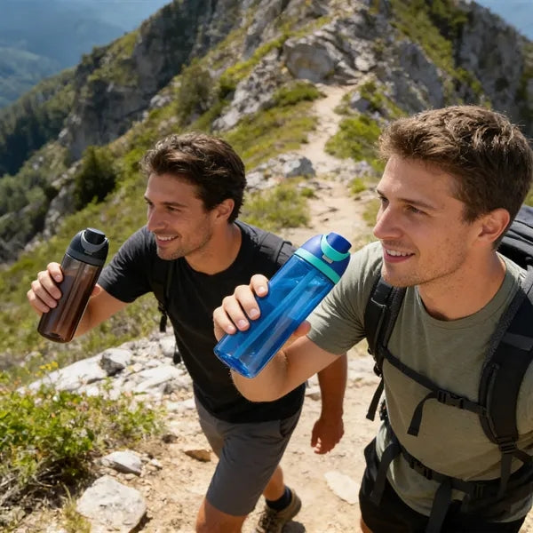 25 Oz Dual-Sip BPA-Free Sports Water Bottle