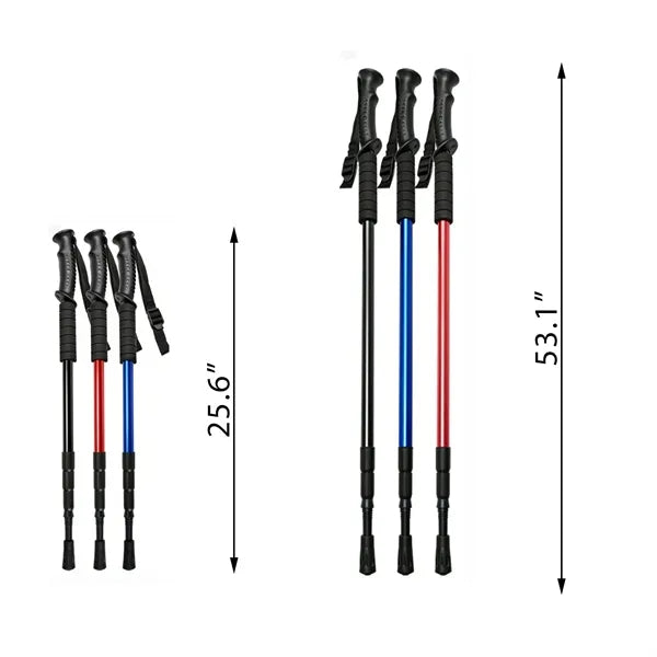Straight Handle Outdoor Tourism Hiking Stick