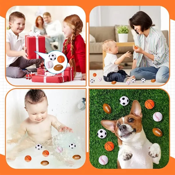 Mini Football Stress Balls for Kids Small Foam for Toddlers