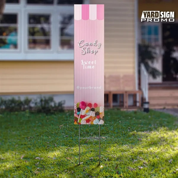 6x24 Custom Outdoor Yard Signs Candy Store
