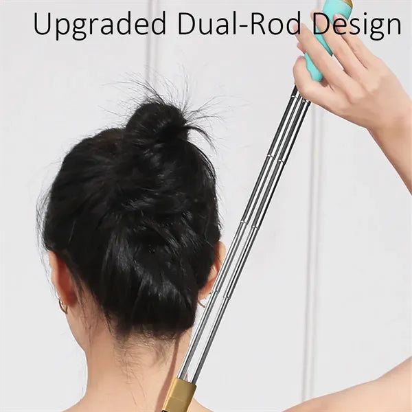 Extendable Stainless Steel Dual Rod Back Scratcher Tool