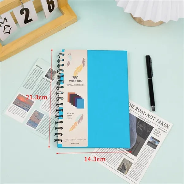 Lined Spiral Journal Notebook 160 Sheets