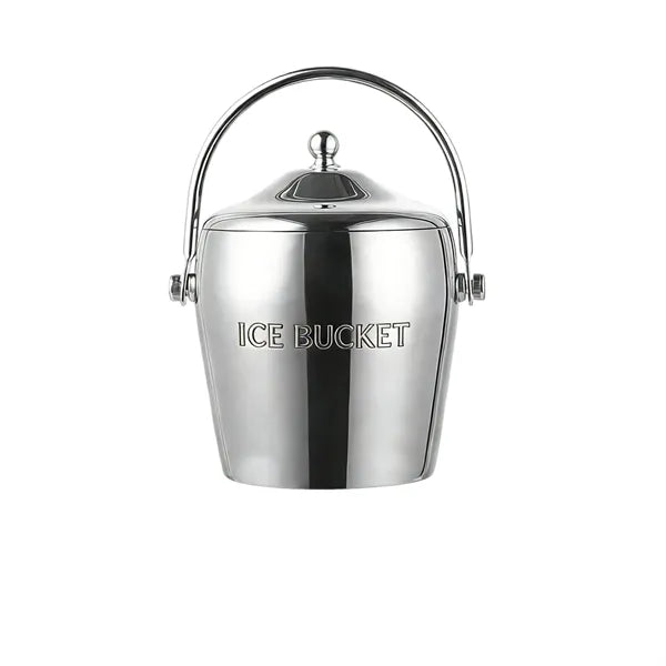 Logo Double Wall Stainless Steel Ice Bucket